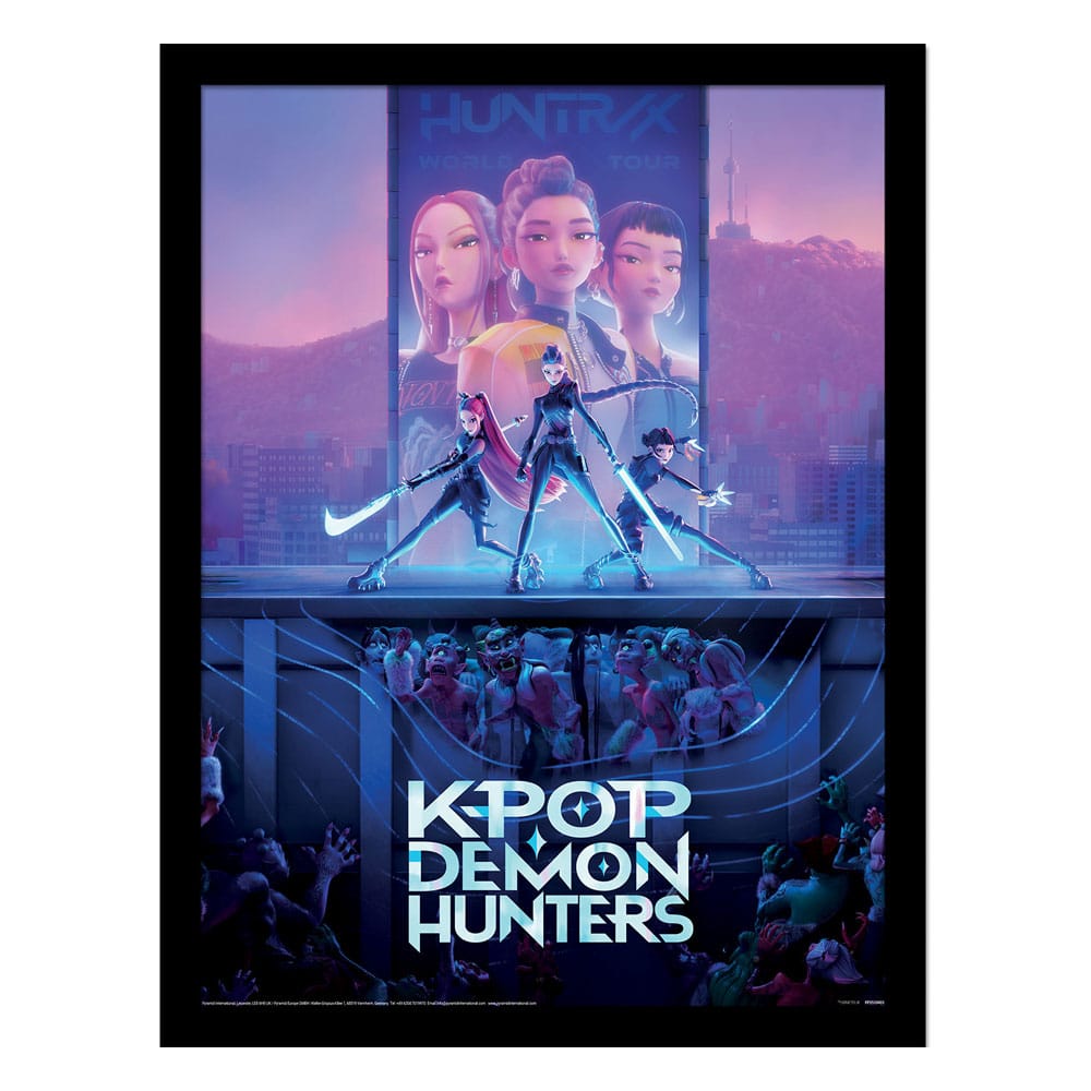 Pyramid International KPop Demon Hunters Collector Print Framed Poster Movie Key Art