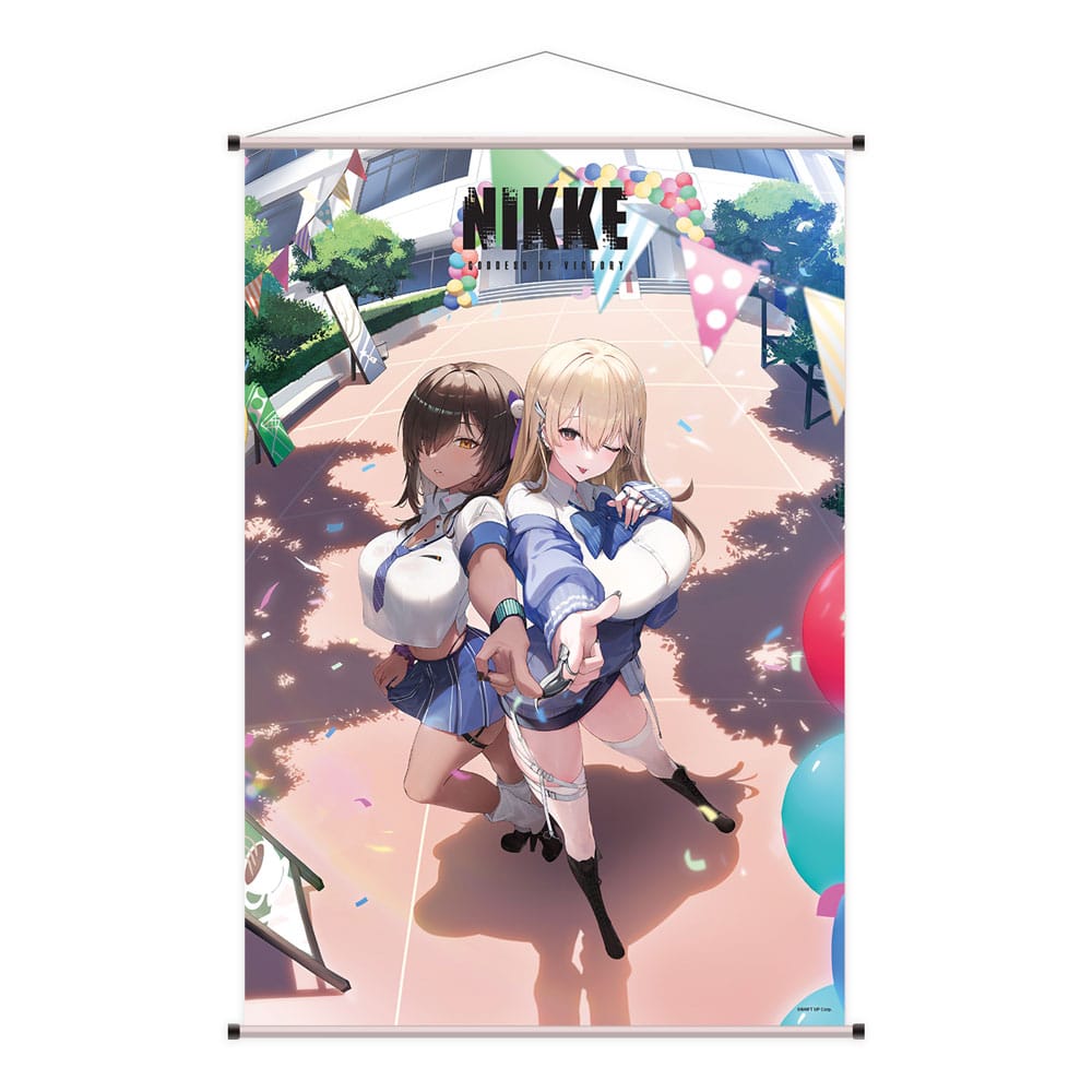 Sakami Merchandise Goddess of Victory: Nikke Wallscroll Naga & Tia 60 x 90 cm