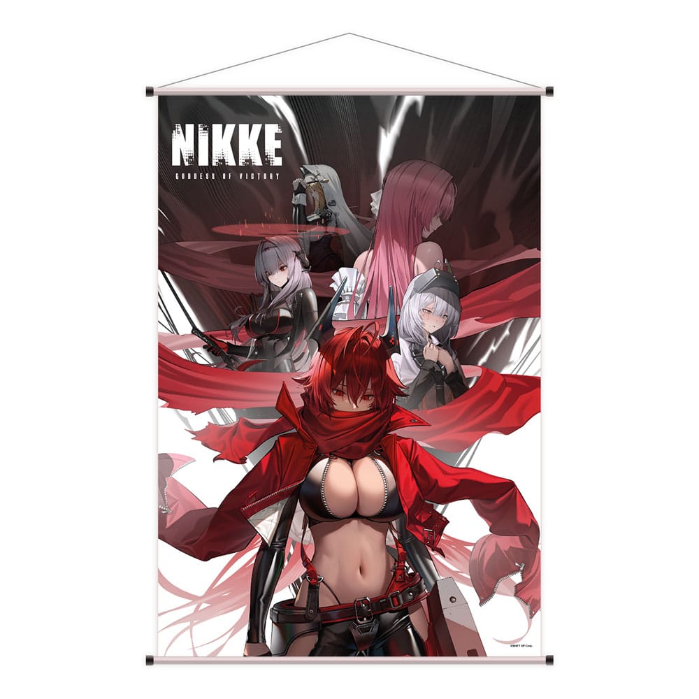 Sakami Merchandise Goddess of Victory: Nikke Wallscroll Red Hood, Snow White, Scarlet, Dorothy & Rapunzel 60 x 90 cm