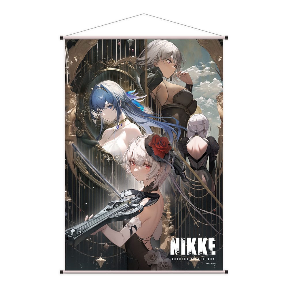 Sakami Merchandise Goddess of Victory: Nikke Wallscroll Sugar, Helm, Julia & Modernia 60 x 90 cm