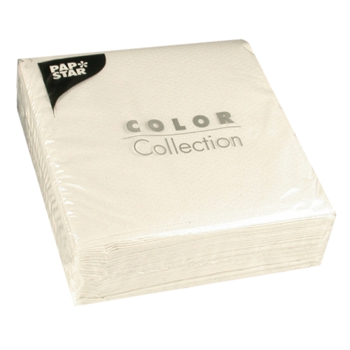 PapStar 100 servetten 33x33 wit
