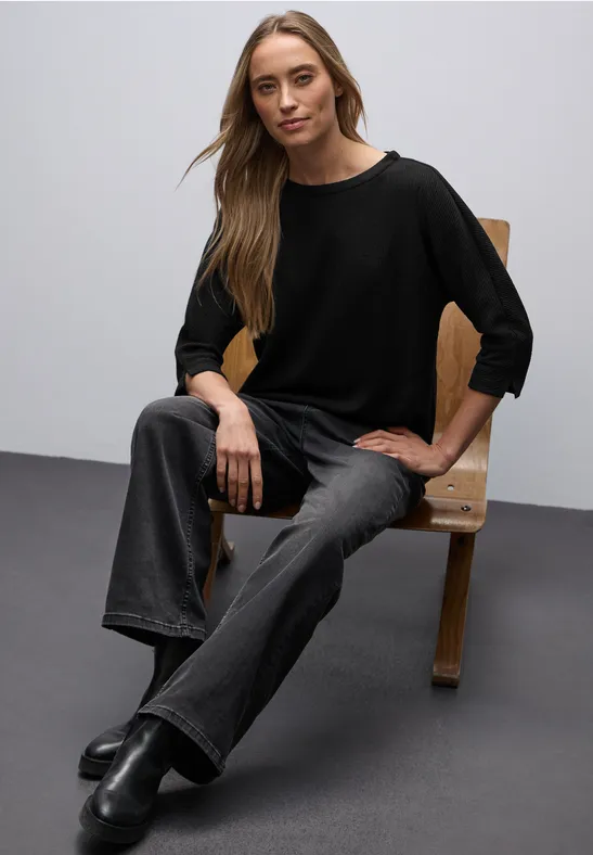 STREET ONE Shirt met 3/4 mouwen