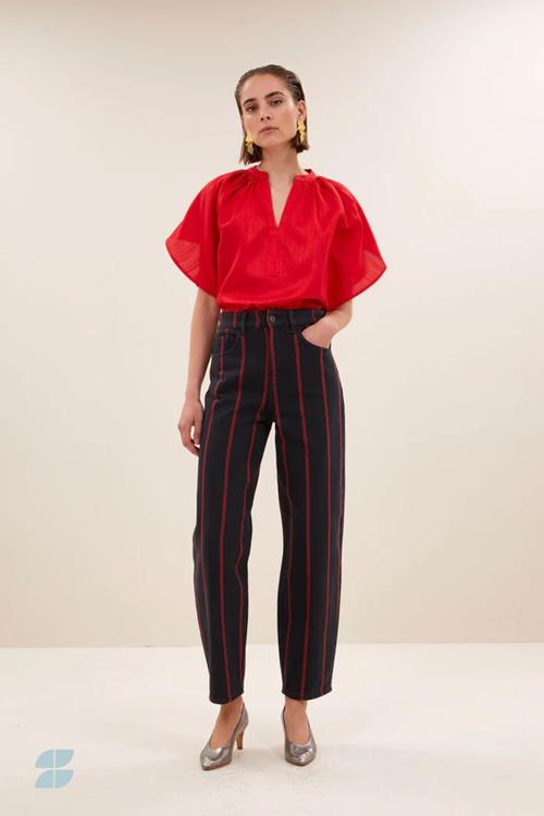 By-Bar lew pants &VerticalLine; rocky stripe