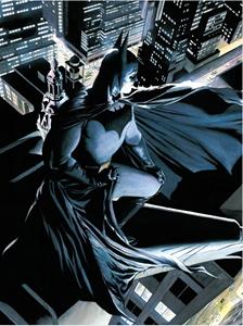 SD Toys DC Comics Glass Poster Batman Watcher 30 x 40 cm