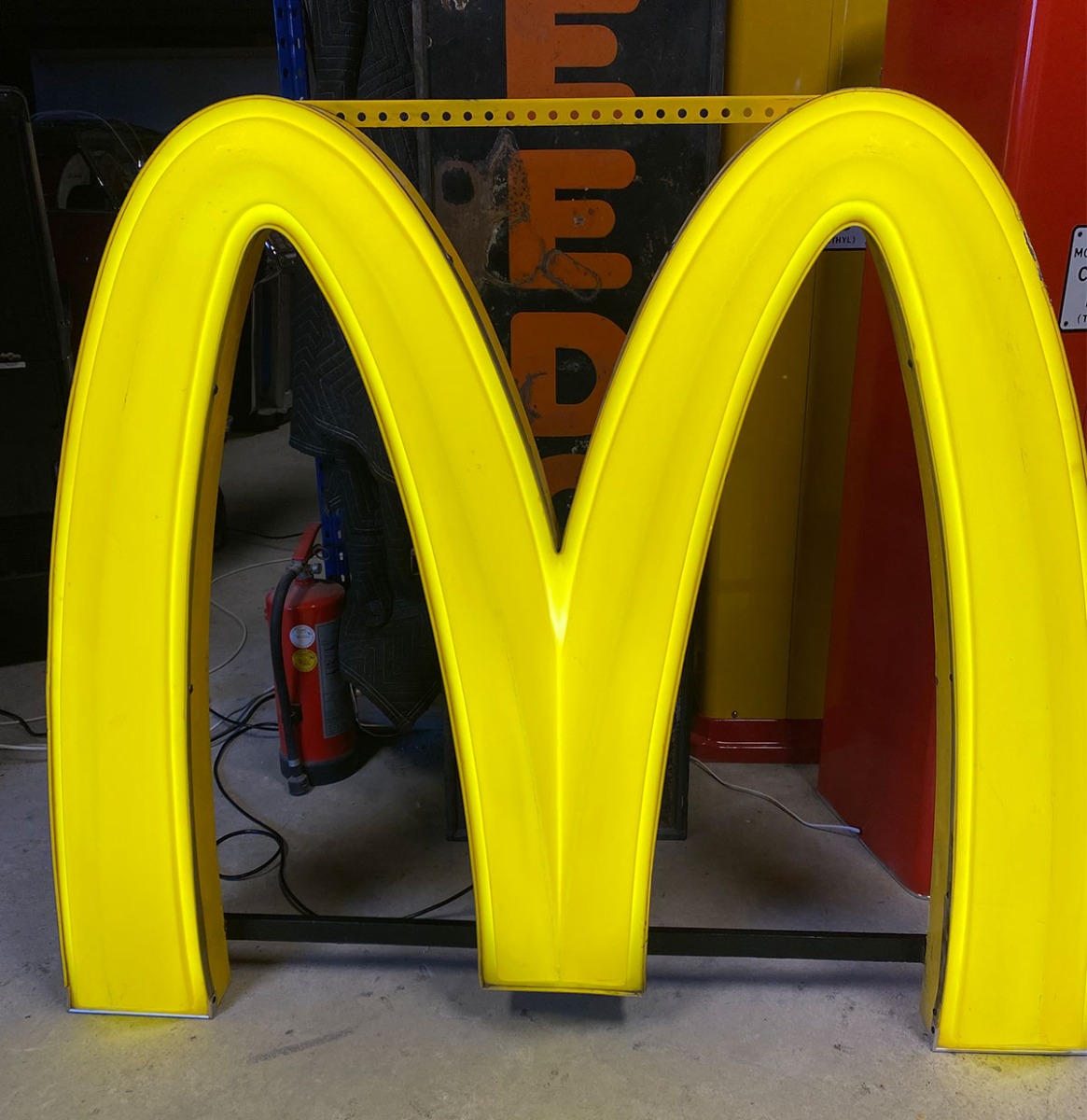 Fiftiesstore McDonalds Reclamebord met Licht - Origineel