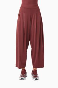 ORGANICATION Damen vegan Hose Peeny Burgundy