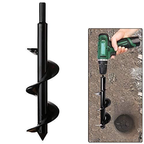 ARBORESCENCE Tuinboor, Zeskantschacht Roestvrij staal, Thermische grondboor, Diepe plantgaten graven, Plantgereedschap