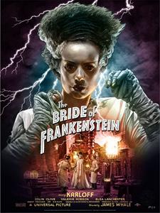 Sideshow Collectibles Bride of Frankenstein Art Print Bride of Frankenstein (Color Variant) by Ruiz Burgos 61 x 46 cm - unframed