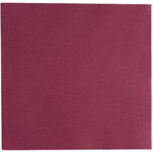 GARCIA DE POU Servetten Dubo 39x39 cm; 39x39 cm (BxL); bordeaux; 50 stuk / verpakking