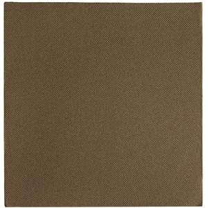 GARCIA DE POU Servetten Dubo 39x39 cm; 39x39 cm (BxL); bruin; 50 stuk / verpakking