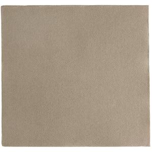 GARCIA DE POU Servetten Dubo 39x39 cm; 39x39 cm (BxL); taupe; 50 stuk / verpakking