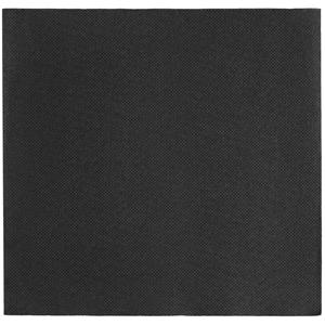 GARCIA DE POU Servetten Dubo 39x39 cm; 39x39 cm (BxL); zwart; 50 stuk / verpakking