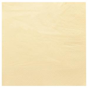 GARCIA DE POU Papieren servet 2-laags; 39x39 cm (BxL); ivoor; 100 stuk / verpakking