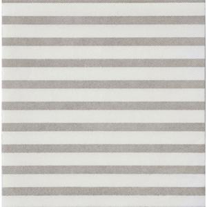 Ro.ial Serviette Soffio Airlaid; 40x40 cm (BxL); wit/taupe; 50 stuk / verpakking