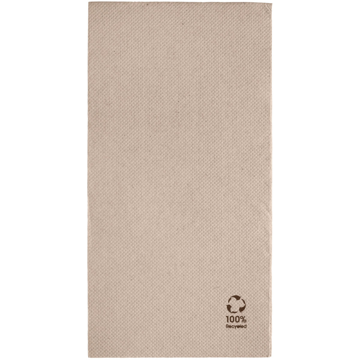 GARCIA DE POU Servet Ecolabel 1/8 vouw; 40x40 cm (BxL); naturel; 1200 stuk / verpakking