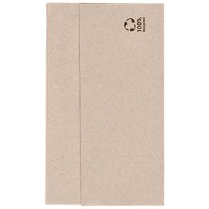 GARCIA DE POU Servetten Ecolabel 1/8 vouw; 33x33 cm (BxL); naturel; 100 stuk / verpakking