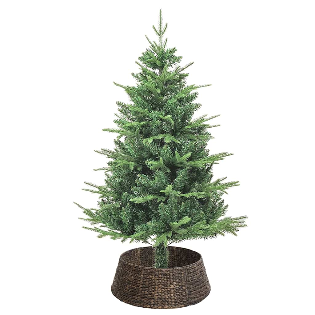 vidaXL Kerstboomkraag Zwart 60 x 60 x 22 cm Waterhyacint