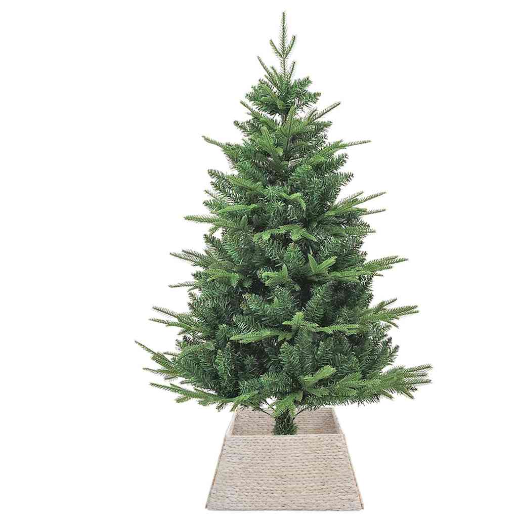 vidaXL Kerstboomkraag Wit 60 x 60 x 28 cm Waterhyacint