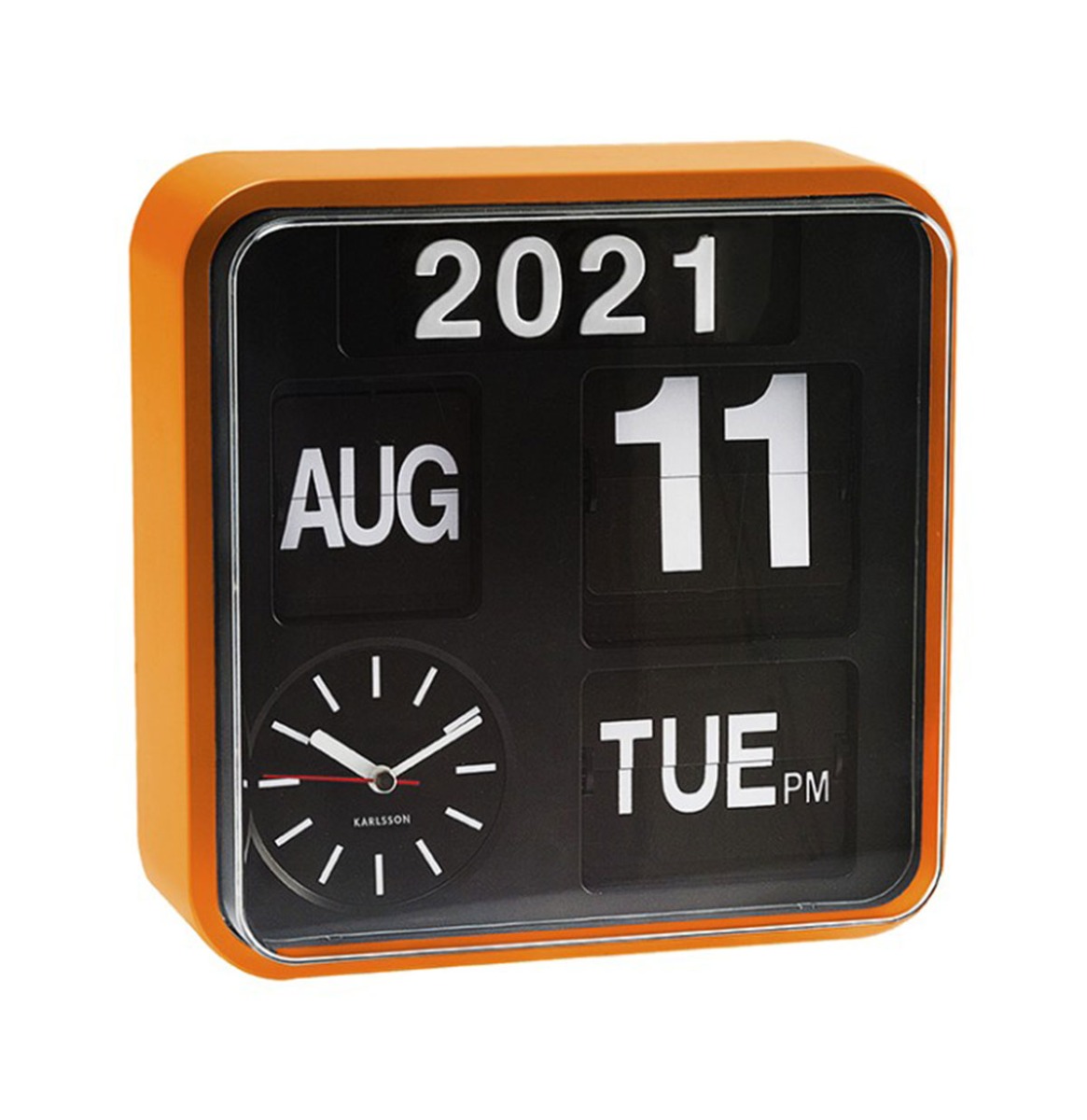 Fiftiesstore Karlsson Mini Flip Clock Orange