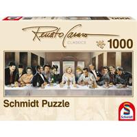 Schmidt Spiele Puzzle Renato Casaro: Dinner der Berühmten, 1000 Teile