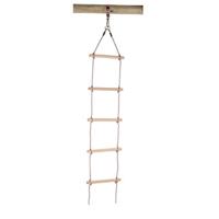 SwingKing Rope Ladder with Wooden Steps 190cm