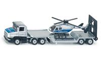 Scania vrachtwagen met helikopter 