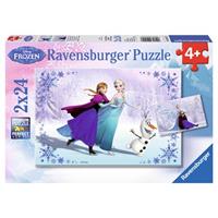 Disneyfrozen Puzzel Frozen: 2x24 stukjes