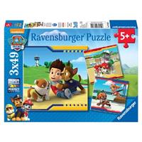 ravensburger Paw Patrol Helden Met Vacht 3x49st.