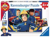 Ravensburger Brandweerman Sam Puzzel Sam Helpt Je Uit De Brand 2x24 Stukjes