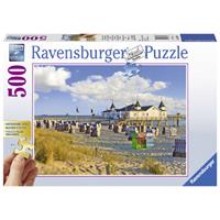 Ravensburger Puzzle 13652 - Strandkörbe in Ahlbeck 500 Teile