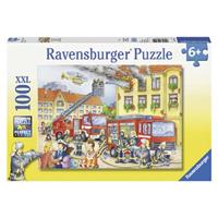 Ravensburger Verlag Ravensburger 10822 - Unsere Feuerwehr, 100 Teile XXL Puzzle