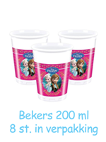 Disney Frozen beker 8 stuks