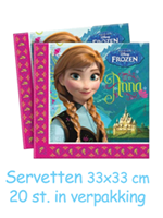 Disney Servetten Frozen 33x33 cm 20 stuks