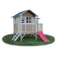 Exit Toys Spielhaus Loft Natur, ca. 280 x 200 x 225 cm