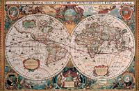 Antieke Wereldkaart Puzzel (5000 stukjes)
