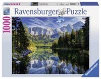 Ravensburger Eibsee met Wettersteingebergte en Zugspitze Puzzel (1000 stukjes)