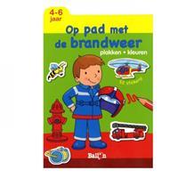 Plakken en kleuren op pad met de brandweer (4-6 jaar)