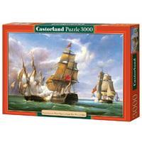 Combat Between The Frensch and English Vessels Puzzel (3000 stukjes)