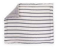 speelkleed Playpen 95 x 75 cm wit/donkerblauw