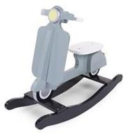 Childhome Schommelpaard Scooter Mintblauw - Grijs