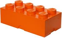 Opbergbox LEGO steen 8 oranje