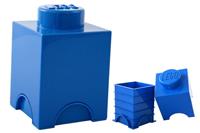 LEGO Aufbewahrungsbox Blau 12,5 x 12,5 x 18 cm