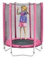 Junior trampoline met veiligheidsnet roze