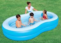 Bestway Opblaasbaar Familie zwembad Big Lagoon 2.62m x 1.57m x 46cm