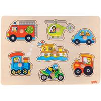 Goki Puzzel Transport 7 delen