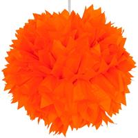 Pompom Oranje 30cm, - oranje