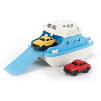 Green Toys Fährschiff blau/weiss mit 2 Mini-Autos