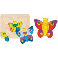 Gollnest & Kiesel Goki 57899 - Schichtenpuzzle Schmetterling