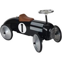 Goki 14164 - Oldtimer Rutscherfahrzeug, schwarz 73 cm