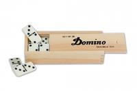 Domino dubbel 6 in kist 28 stenen